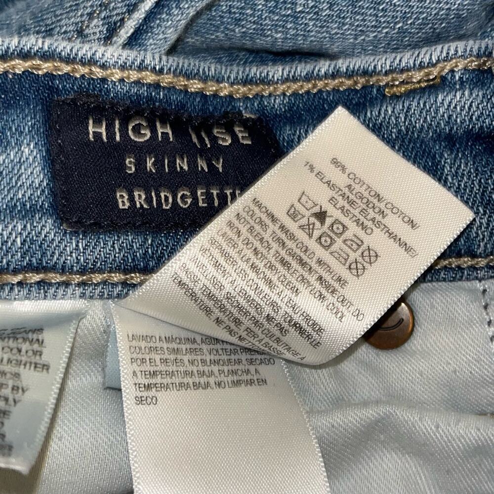 Lucky Brand Button Fly High Rise Skinny Bridgette Ankle | Size 0/25 - Picture 5 of 7